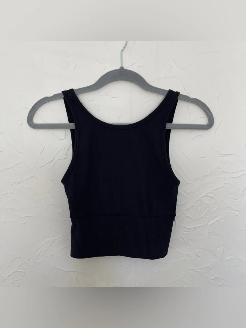 Lululemon Power Pivot Ribbed Tank Top Black - Picture 1 of 5